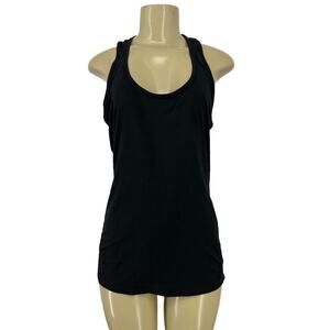 Athleta Small Women Tank Top Racerback Black Active Gym Scoop Neck 47-5
